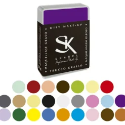 Disfrazzes Maquillaje Para Disfraces^Cajita de maquillaje graso 25 gr en varios colores