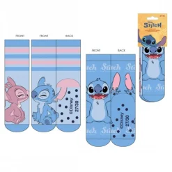 Niños Cerdá Kids Disney Para Niñas|Ropa Y Téxtil: Cosas Que Ponerse Para Niños ^Calcetines antideslizantes Stitch con aplicaciones, tallas 27/30 y 35/38