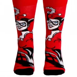 Cerdá Adult Regalos De Villanos Dc^Calcetines Harley Quinn Rojos Talla 36/43