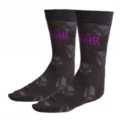 Cerdá Adult Superhéroes Marvel|Moda Marvel^Calcetines Wakanda Black Panther Oscuros 38/45