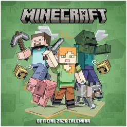 Otros Fabricantes Minecraft^Calendario 2026 de Minecraft 30x30 cm Plastic Free