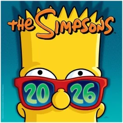 Calendario 2026 30x30 The Simpsons Eco-Friendly Simpsons Y Futurama