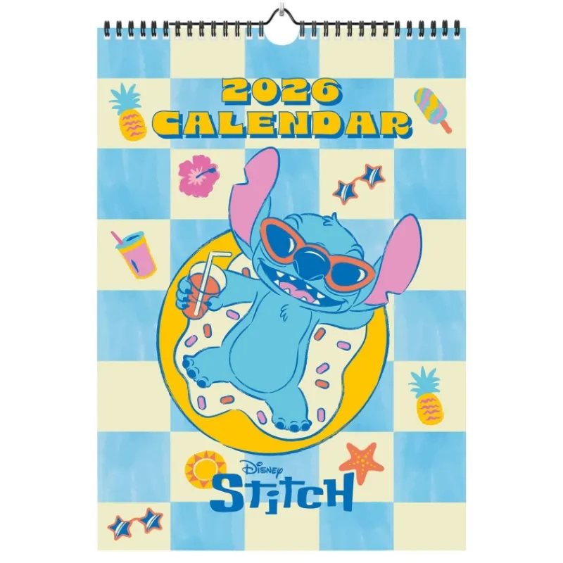 Grupo Erik Papelería Disney|Películas Y Personajes De Disney ·Lilo Y Stitch^Calendario A3 2026 Disney Stitch de Pared