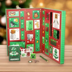Paladone Products Minecraft^Calendario de Adviento Minecraft de Papelería, 24 Regalos Especiales