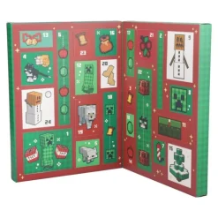 Paladone Products Minecraft^Calendario de Adviento Minecraft de Papelería, 24 Regalos Especiales