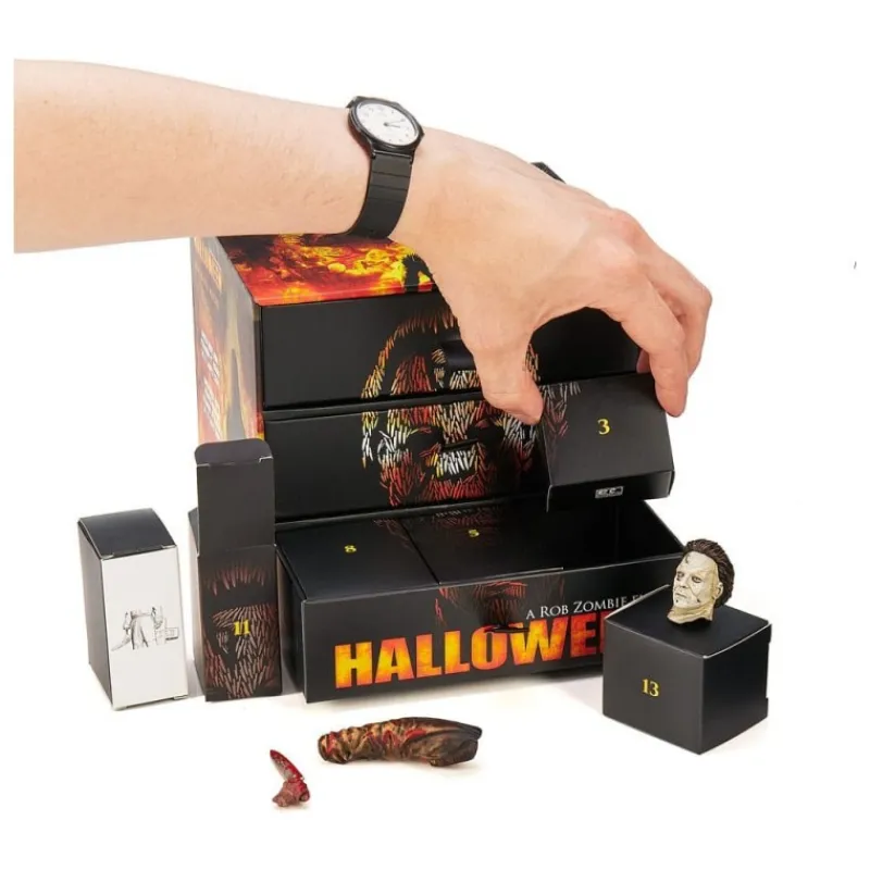 New Calendario de Adviento Michael Myers de Halloween Más Regalos De Cine De Terror |Coleccionismo De Miedo Y Terror