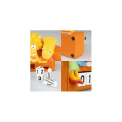 Online Calendario Perpetuo 3D The Simpsons Familia Resina Simpsons Y Futurama
