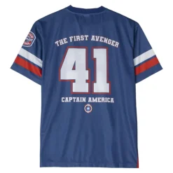 Hot Camiseta beisbol oversized Capitán América Marvel Superhéroes Marvel|Moda Marvel