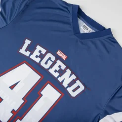 Hot Camiseta beisbol oversized Capitán América Marvel Superhéroes Marvel|Moda Marvel