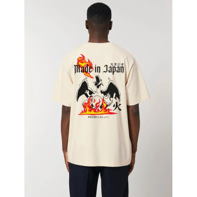 Otros Fabricantes Moda Pokemon|Regalos Y Coleccionismo Para Gamers - Cosas De Videojuegos Míticos^Camiseta Charizard Pokemon Made In Japan