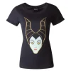DIFUZED Películas Y Personajes De Disney ·Maléfica Y Bella Durmiente |Películas Y Personajes De Disney ·Villanas Disney^Camiseta Chica Maléfica Cara Disney