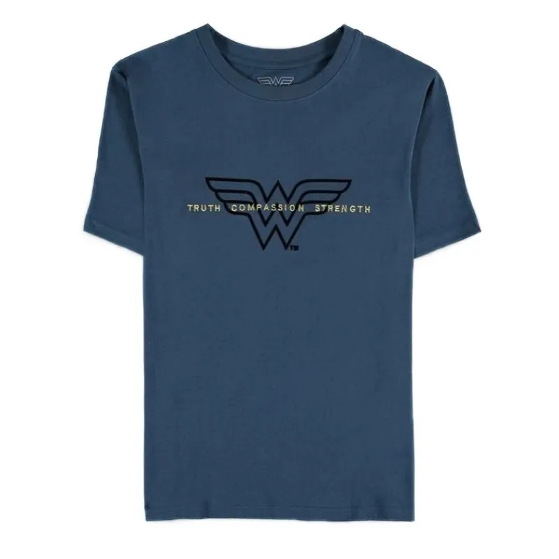 Camiseta Chica Wonder Woman Logo Regalos De Superhéroes Dc|Moda Dc