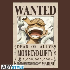 Online Camiseta Chocolate de Luffy Wanted ONE PIECE Cosas De Luffy One Piece|Ropa One Piece