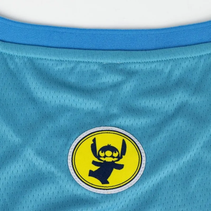 Cerdá Adult Películas Y Personajes De Disney ·Lilo Y Stitch|Ropa Stitch^Camiseta Corta Basketball Stitch: ¡Lleva la Diversión a la Cancha!