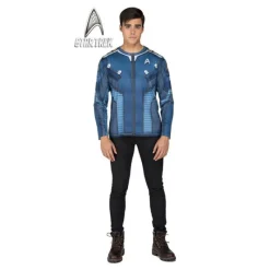 Hombre Disfrazzes Disfraces Hombre|Disfraces Cine^Camiseta Disfraz de Chaqueta de Kirk de Star Trek para hombre