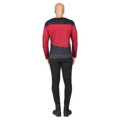 Hombre Disfrazzes Disfraces Hombre|Disfraces Cine^Camiseta Disfraz de Picard de Star Trek para hombre