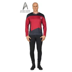 Hombre Disfrazzes Disfraces Hombre|Disfraces Cine^Camiseta Disfraz de Picard de Star Trek para hombre