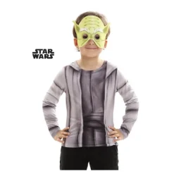 Disfrazzes Disfraces Infantiles|Disfraces Star Wars^Camiseta disfraz Maestro Yoda de Star Wars para niño