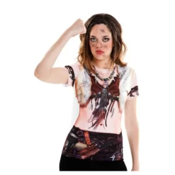 Mujer Disfrazzes Disfraces Mujer|Disfraces Medievales Y Vikingos ^Camiseta disfraz Viking Girl para mujer
