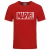 Online Camiseta Logo Marvel Rojo Moda Marvel