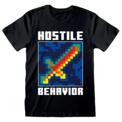 Best Camiseta Minecraft Hostile Behavior 100% Algodón Minecraft