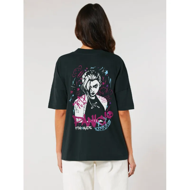 Otros Fabricantes Regalos De Otras Series|Regalos Y Coleccionismo Para Gamers - Cosas De Videojuegos Míticos^Camiseta Panic Jinx Arcane Made In Japan