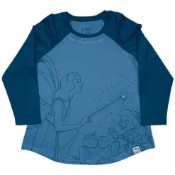 Loungefly Bolsos Y Carteras Disney^Camiseta Pinocchio Unisex Blue Fairy Raglan XL de