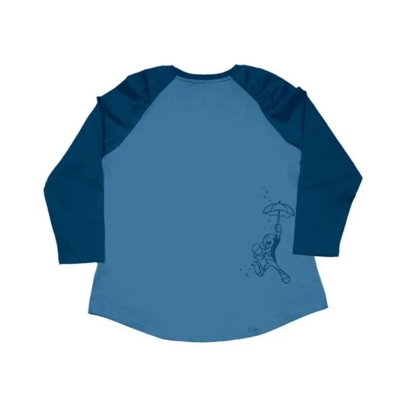 Loungefly Bolsos Y Carteras Disney^Camiseta Pinocchio Unisex Blue Fairy Raglan XL de