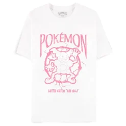 DIFUZED Moda Pokemon^Camiseta Pokémon Mr. Mime XL Algodón Licencia Oficial