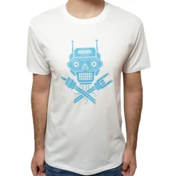 Camiseta Robot rock Regalos Y Coleccionismo Para Gamers - Cosas De Videojuegos Míticos|Descuentos Gaming