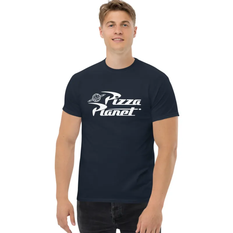 Printful Películas Y Personajes De Disney ·Toy Story^Camiseta Toy Story Pizza Planet Logo