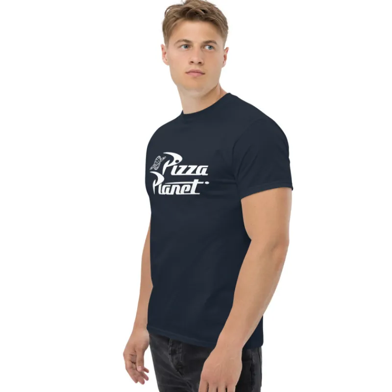 Printful Películas Y Personajes De Disney ·Toy Story^Camiseta Toy Story Pizza Planet Logo