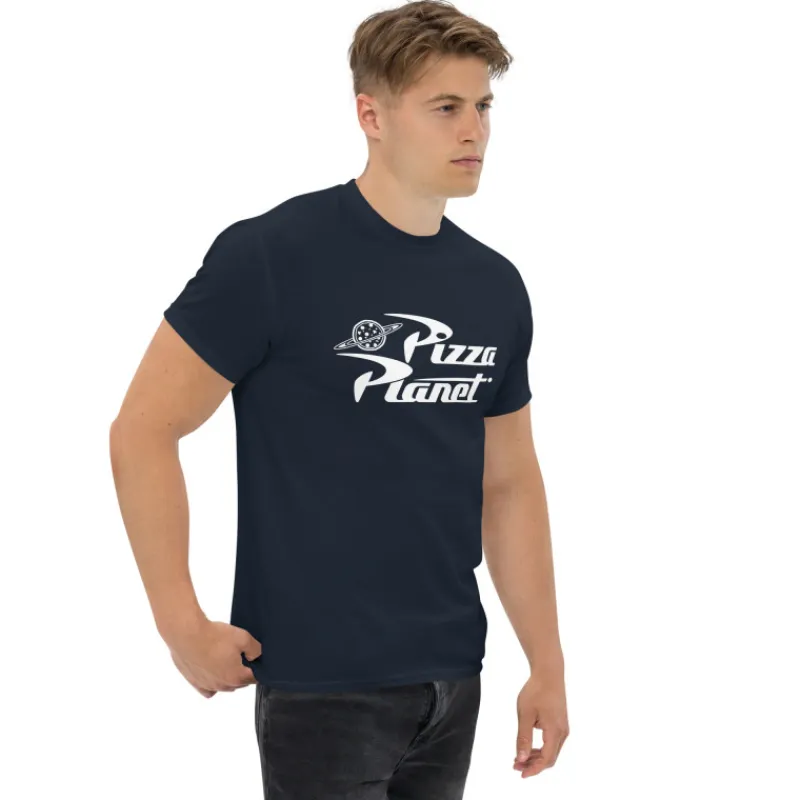 Printful Películas Y Personajes De Disney ·Toy Story^Camiseta Toy Story Pizza Planet Logo
