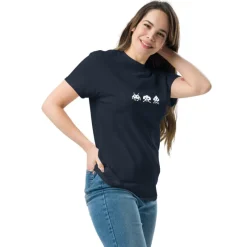 Printful Regalos Y Coleccionismo Para Gamers - Cosas De Videojuegos Míticos^Camiseta Tres Marcianitos Space Invaders Arcade Original