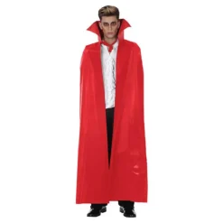 New Capa de Vampiro Roja para adultos de 140 cm Prendas Accesorias Para Disfraces|Accesorios Halloween Y Terror