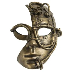 Disfrazzes Antifaces Y Gafas Para Disfraces^Careta de Steampunk Media Cara