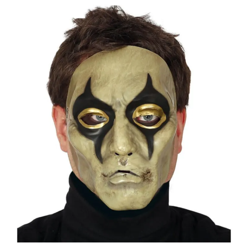 Online Careta de Arlequín con Ojos Dorados Antifaces Y Gafas Para Disfraces|Accesorios Halloween Y Terror