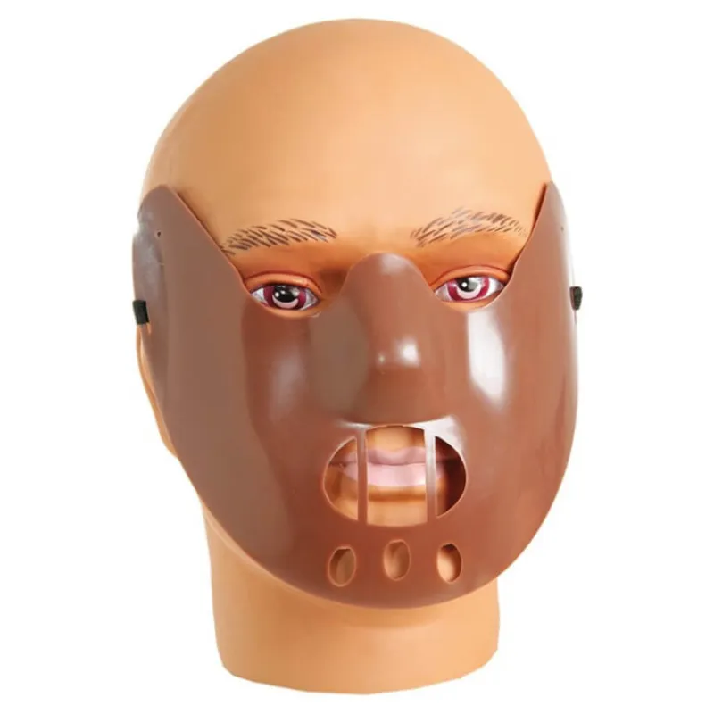 Discount Careta marrón de Preso Loco Antifaces Y Gafas Para Disfraces|Accesorios Halloween Y Terror