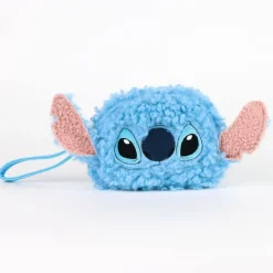 Cartera Borreguillo Stitch Azul 100% Poliéster Películas Y Personajes De Disney ·Lilo Y Stitch|Bolsos Y Carteras Disney