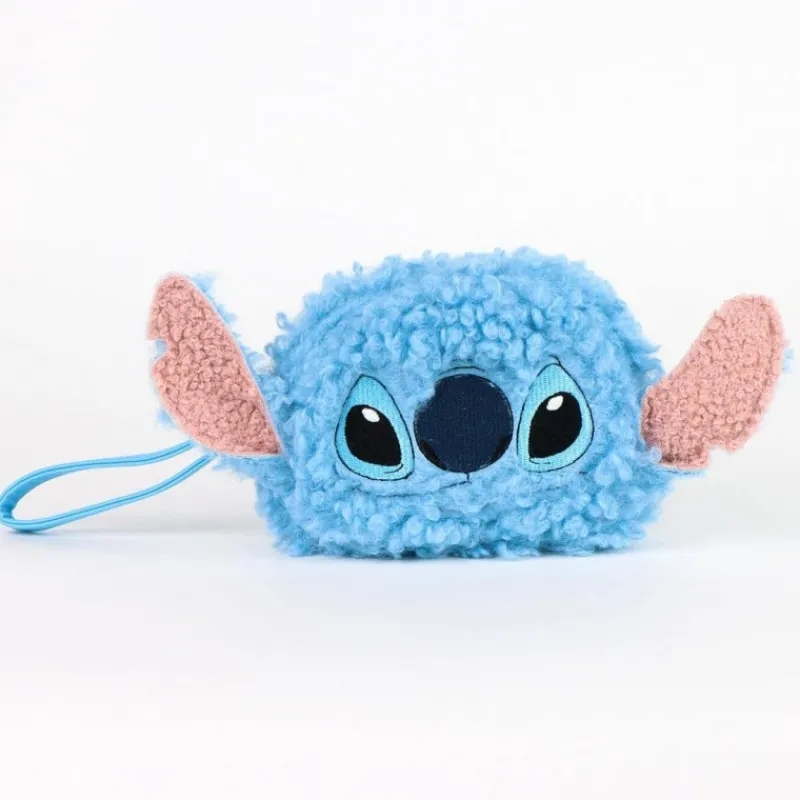 Cartera Borreguillo Stitch Azul 100% Poliéster Películas Y Personajes De Disney ·Lilo Y Stitch|Bolsos Y Carteras Disney
