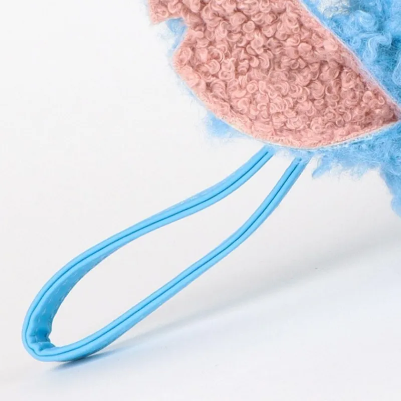Cartera Borreguillo Stitch Azul 100% Poliéster Películas Y Personajes De Disney ·Lilo Y Stitch|Bolsos Y Carteras Disney