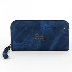 Best Cartera de Polipiel Azul de Stitch 100% PU Películas Y Personajes De Disney ·Lilo Y Stitch|Bolsos Y Carteras Disney