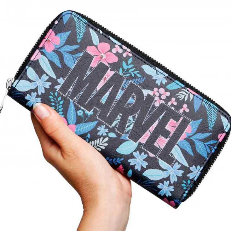 KaracterMania Superhéroes Marvel|Complementos Marvel^Cartera Larga Capitán América Marvel Spring