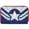 Loungefly Superhéroes Marvel|Complementos Marvel^Cartera Marvel Falcon Capitán América Cosplay