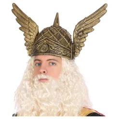 Sale Casco Dorado con Alas de Dios Griego Sombreros Y Cascos Para Disfraces