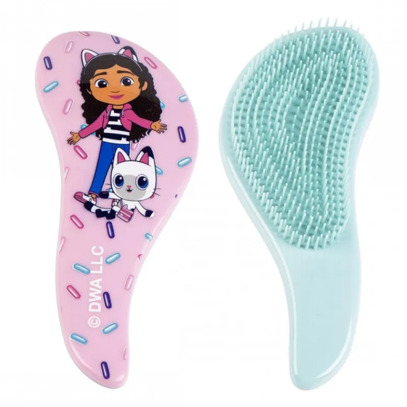 Cerdá Kids Accesorios Para El Pelo, Gafas De Sol Y Kits De Belleza Infantiles ^Cepillo Desenredante Infantil Gabby's Dollhouse Rosa Plástico