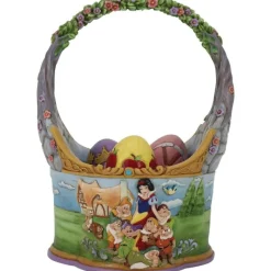 Enesco Figuras Disney De Colección ^Cesta De Pascua Con 3 Huevos Blancanieves (Disney)