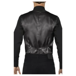 Disfrazzes Prendas Accesorias Para Disfraces^Chaleco de Lentejuelas Negro para hombre