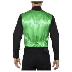 Disfrazzes Prendas Accesorias Para Disfraces^Chaleco Verde con Lentejuelas para hombre