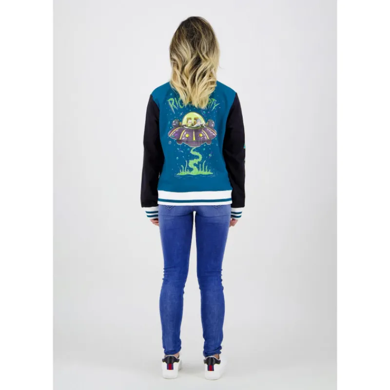 DIFUZED Rick And Morty^Chaqueta beisbol Rick y Morty
